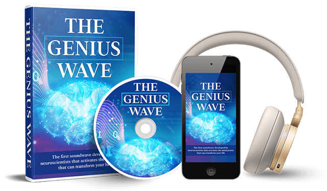 The Genius Wave digital audio program mockup